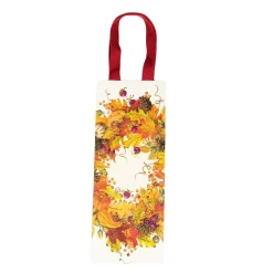 Autumn Garland Wine & Bottle Gift Bags - 1 Each