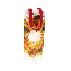 Autumn Garland Wine & Bottle Gift Bags - 1 Each