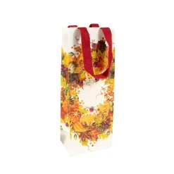 Autumn Garland Wine & Bottle Gift Bags - 1 Each