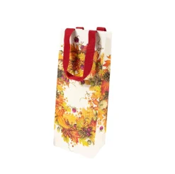 Autumn Garland Wine & Bottle Gift Bags - 1 Each