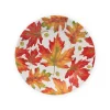 Autumn Hues White Dinner Plates - 8 Per Package