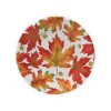 Autumn Hues White Salad & Dessert Plates - 8 Per Package