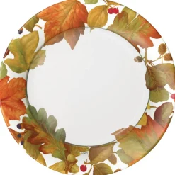 Autumn Leaves II Paper Dinner Plates - 8 Per Package