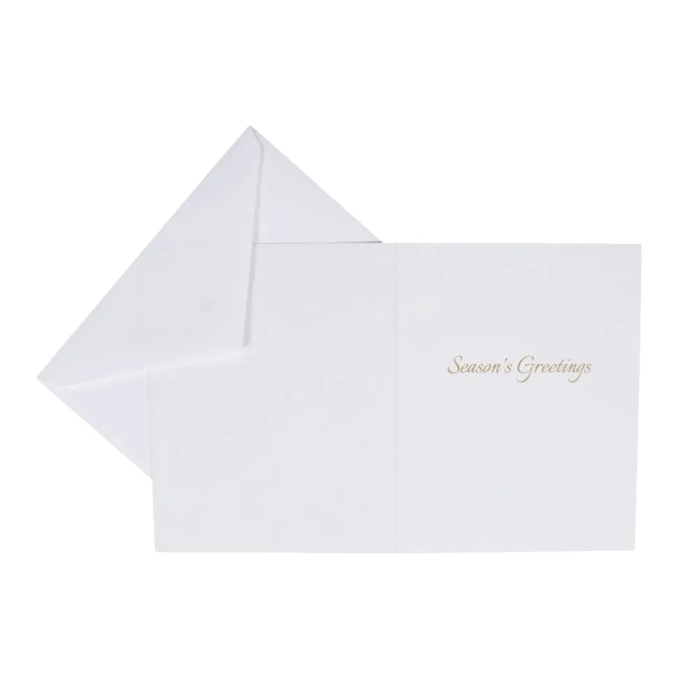 Autumn Wreath Petite Boxed Christmas Cards - includes 15 cards & envelopes