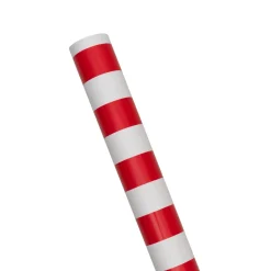 Awning Stripe Red & White Roll Wrap - includes 1 Roll