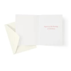 Baby In Manger Petite Boxed Christmas Cards - includes 15 cards & envelopes