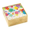 Balloons and Confetti Boxed Paper Cocktail Napkins in White - 40 Per Box
