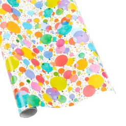 Balloons and Confetti Gift Wrapping Paper - 30" x 8' Roll