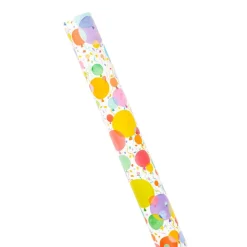 Balloons and Confetti Gift Wrapping Paper - 30" x 8' Roll