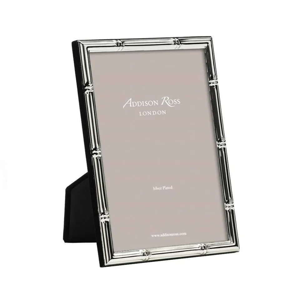Bamboo 5" x 7" Picture Frame in Silver