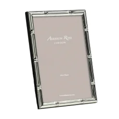 Bamboo 8" x 10" Picture Frame in Silver - 1 Each