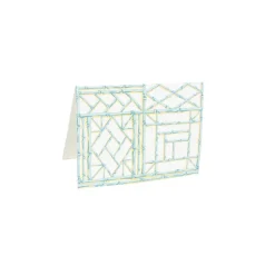 Bamboo Screen Boxed Note Cards - 8 Cards and 8 Envelopes per Package