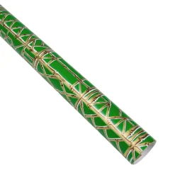 Bamboo Screen Green & Gold Gift Wrap - One 30" X 8' Roll