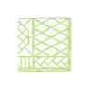 Bamboo Screen Moss Green Paper Linen Luncheon Napkins - 15 Per Package