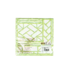 Bamboo Screen Moss Green Paper Linen Luncheon Napkins - 15 Per Package