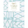 Bamboo Screen Robin's Egg Paper Linen Table Covers - 1 Each