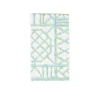 Bamboo Screen Robin's Egg Paper Linen Guest Towel Napkins - 12 Per Package