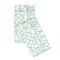 Bamboo Screen Robin's Egg Paper Linen Guest Towel Napkins - 12 Per Package