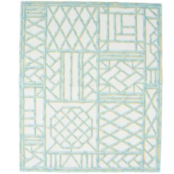 Bamboo Screen Robin's Egg Paper Linen Guest Towel Napkins - 12 Per Package