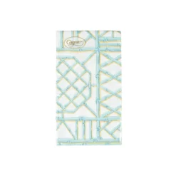 Bamboo Screen Robin's Egg Paper Linen Guest Towel Napkins - 12 Per Package