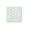 Bamboo Screen Robin's Egg Paper Linen Luncheon Napkins - 15 Per Package