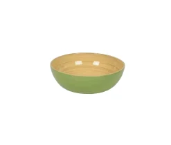 Bamboo Small Salad Bowl in Pastel Green - Set of 4