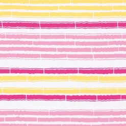 Bamboo Stripe Pink And Yellow Gift Wrapping Paper - 30" x 8' Roll