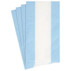 Bandol Stripe Light Blue Guest Towel - package of 15