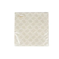 Basketry Flax Paper Linen Dinner Napkins - 12 Per Package