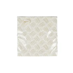 Basketry Flax Paper Linen Luncheon Napkins - 15 Per Package