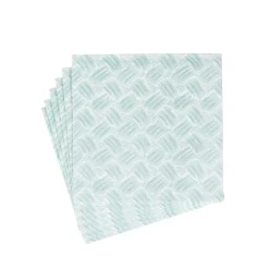 Basketry Mist Paper Linen Dinner Napkins - 12 Per Package