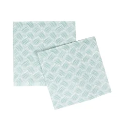 Basketry Mist Paper Linen Dinner Napkins - 12 Per Package