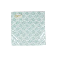 Basketry Mist Paper Linen Dinner Napkins - 12 Per Package