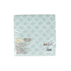 Basketry Mist Paper Linen Dinner Napkins - 12 Per Package