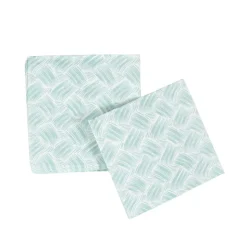 Basketry Mist Paper Linen Cocktail Napkins - 15 Per Package