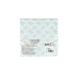 Basketry Mist Paper Linen Luncheon Napkins - 15 Per Package