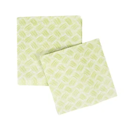 Basketry Moss Green Paper Linen Dinner Napkins - 12 Per Package