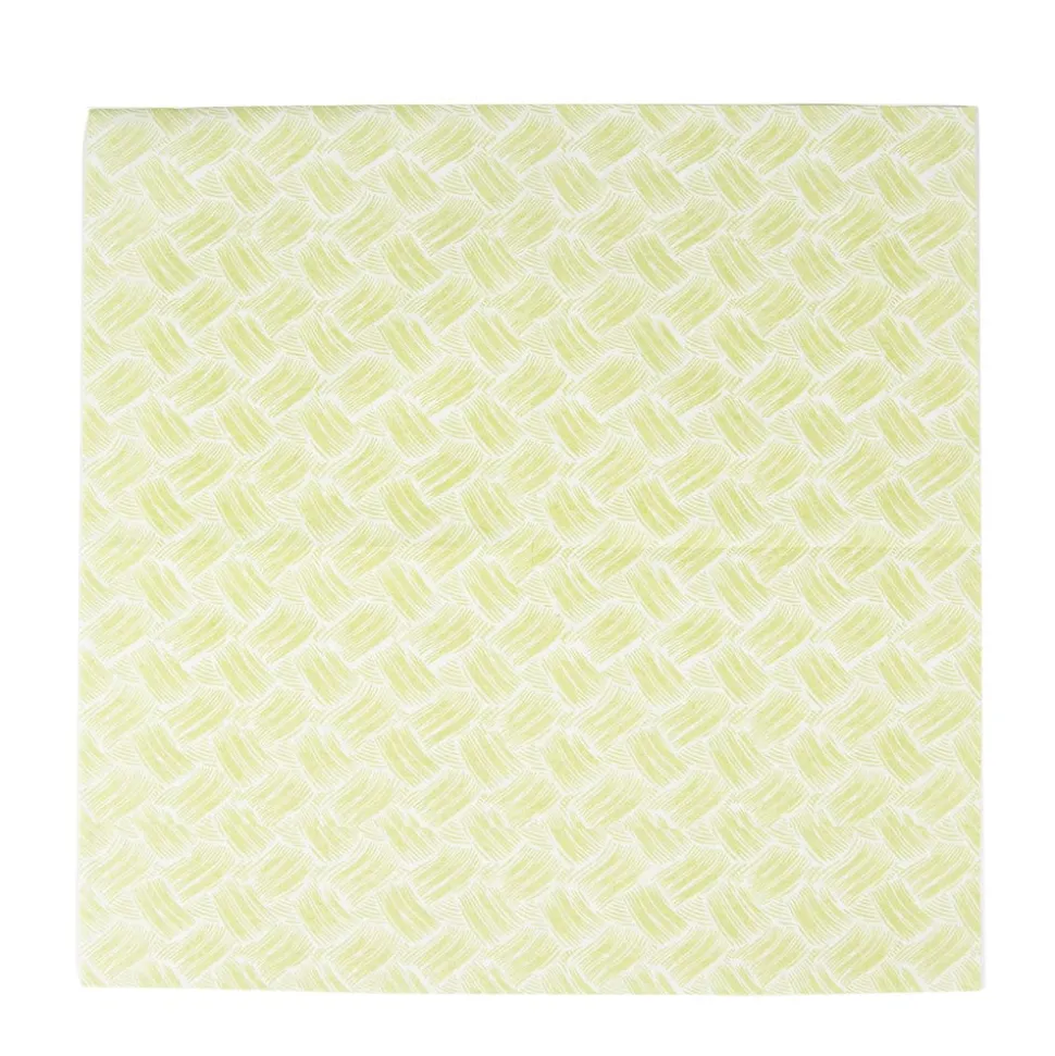 Basketry Moss Green Paper Linen Dinner Napkins - 12 Per Package