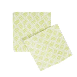 Basketry Moss Green Paper Linen Luncheon Napkins - 15 Per Package
