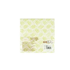 Basketry Moss Green Paper Linen Luncheon Napkins - 15 Per Package