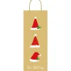 Be Merry Gold Gift Bags - includes 1 Gift Bags