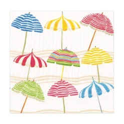 Beach Umbrellas Paper Luncheon Napkins - 20 Per Package