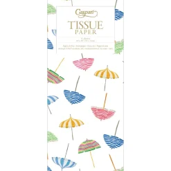 Beach Umbrellas Tissue Paper - 4 Sheets Included