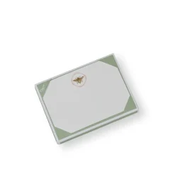 Bee Crest Foil Correspondence Cards - 12 Per Package