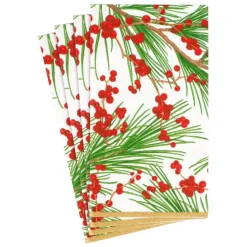 Berries and Pine Paper Guest Towel Napkins - 15 Per Package