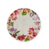 Berry Botanical Taupe Salad & Dessert Plates - 8 Per Package