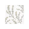 Berry Branches Paper Cocktail Napkins in White & Silver - 20 Per Package