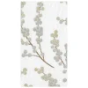 Berry Branches Paper Guest Towel Napkins in White & Silver - 15 Per Package