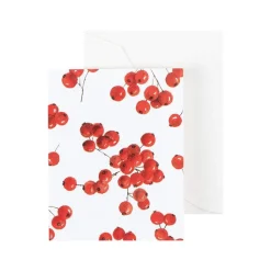 Berry Gathering Gift Enclosure Cards - 4 Mini Cards & 4 Envelopes