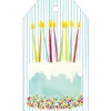 Birthday Cake Gift Tags - 4 Per Package